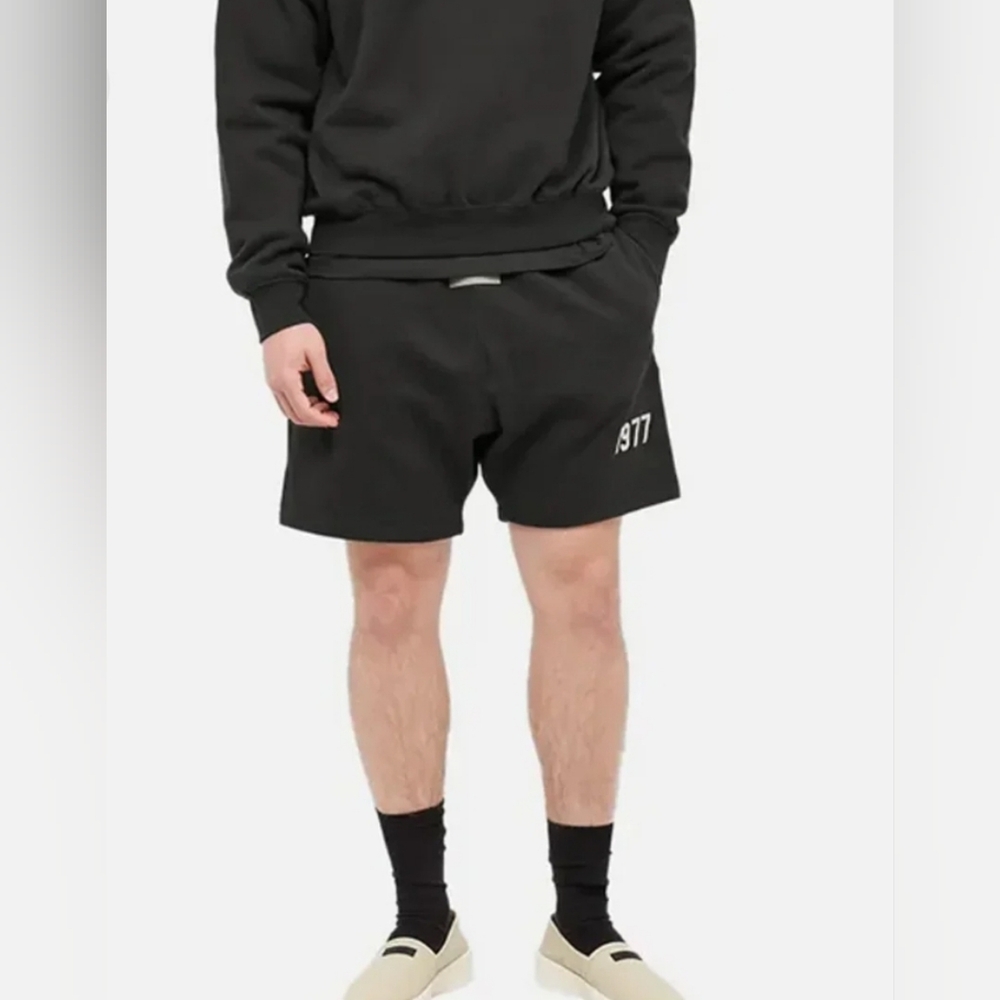 NWT Fear of God Essentials 1977 Iron Shorts - Picture 4 of 7